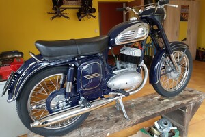 JAWA SPORT 350 MODRÁ